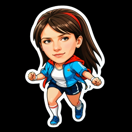 Hurdle Clearance - Activity sticker for WhatsApp and Telegram