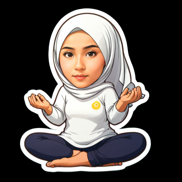 Yoga Stretching - Activity sticker for WhatsApp and Telegram