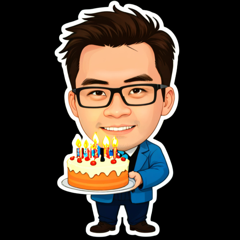 Birthday mood - Activity sticker for WhatsApp and Telegram