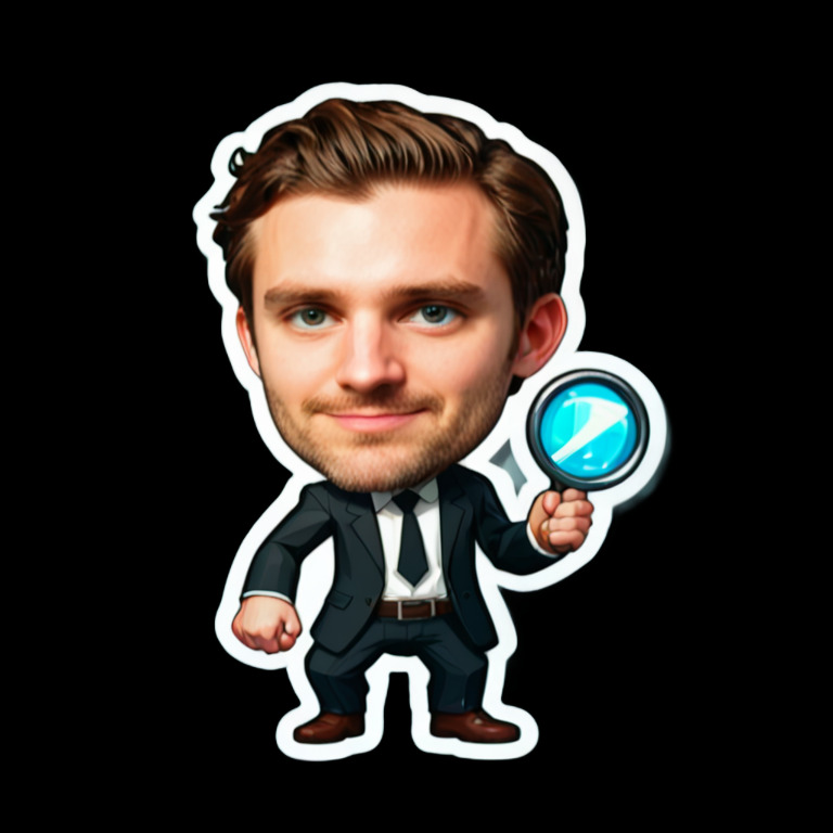 Curious Inquiry - Smiley sticker for WhatsApp and Telegram