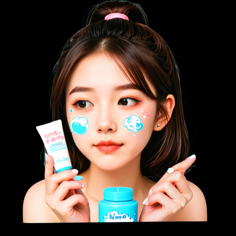 Skincare Routine - Activity sticker for WhatsApp and Telegram