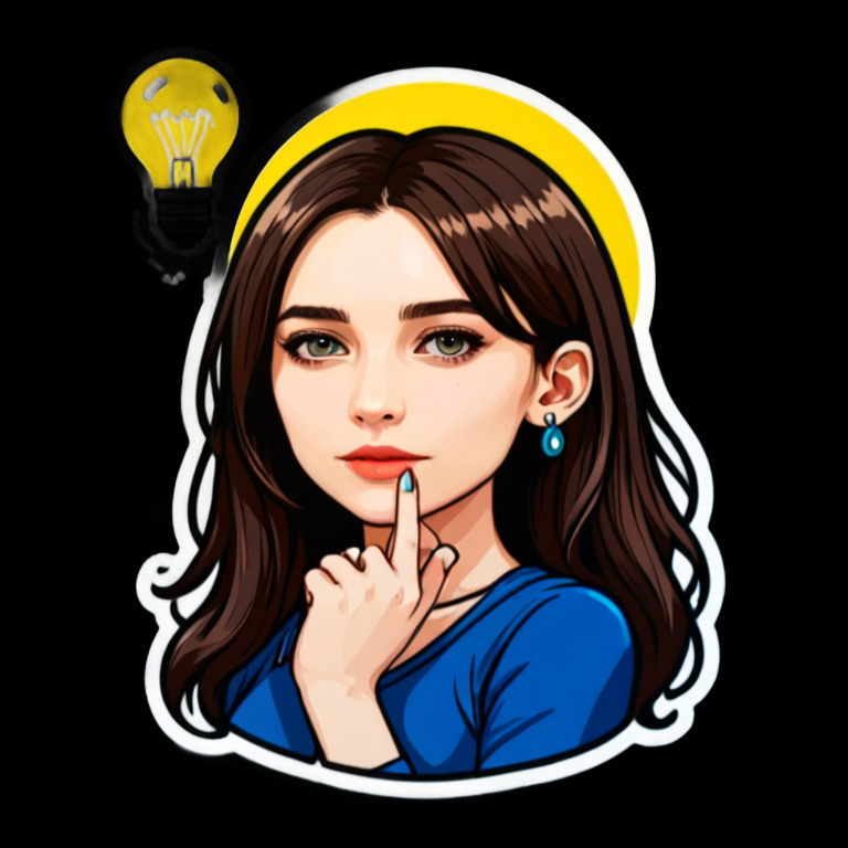 Thoughtful Consideration - Smiley sticker for WhatsApp and Telegram