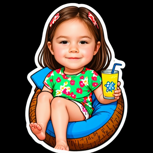 Beach Relaxation - Travel and Place sticker for WhatsApp and Telegram