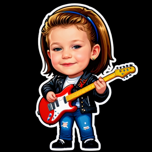 Rockstar on Stage - Travel and Place sticker for WhatsApp and Telegram