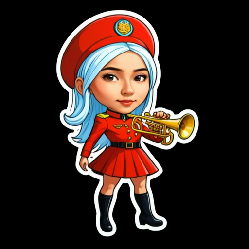 Marching Band Joy - Travel and Place sticker for WhatsApp and Telegram