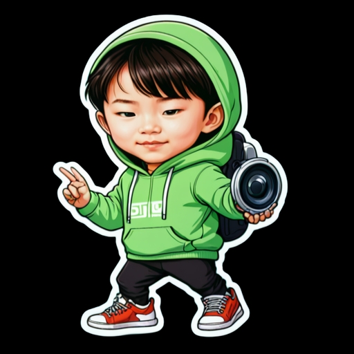 Hip Hop Energy - Travel and Place sticker for WhatsApp and Telegram