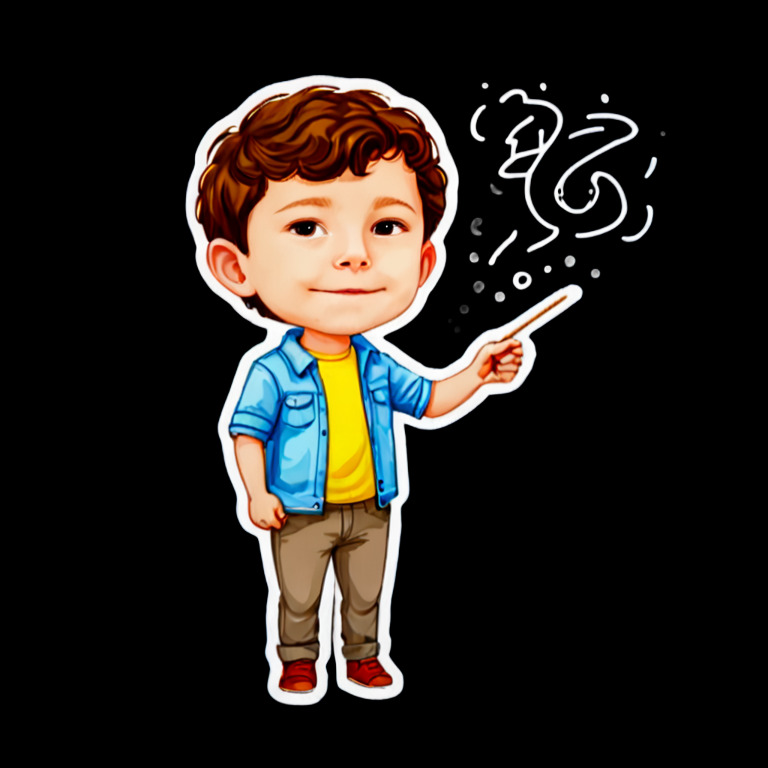 Teacher Explaining - Activity sticker for WhatsApp and Telegram