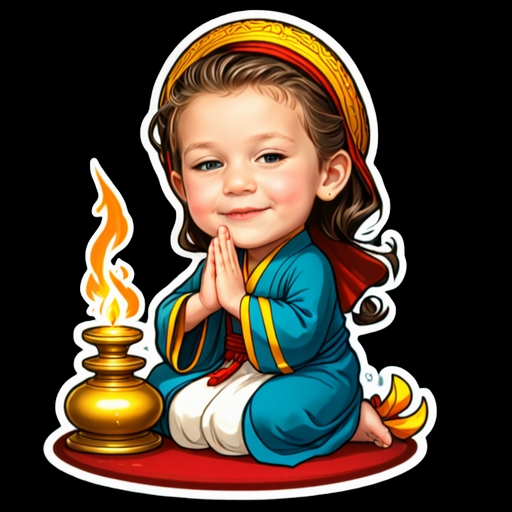 Monastery Visit - Travel and Place sticker for WhatsApp and Telegram